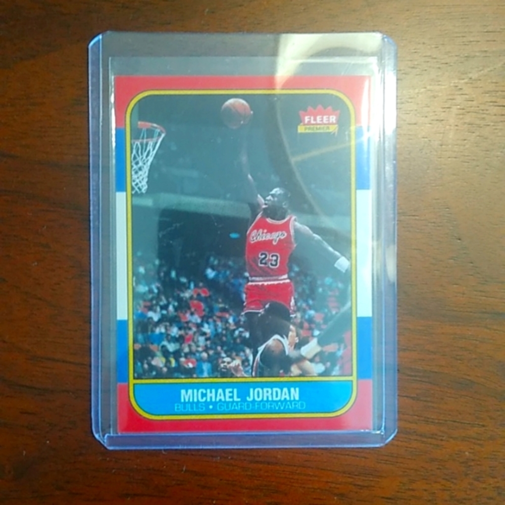 Michael Jordan Rookie Card Reprint